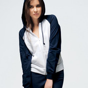 Ladies’  7.5 oz. Two-Tone Full-Zip Raglan Hoodie