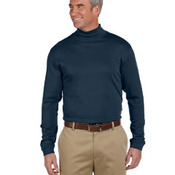 Pima Cotton Long-Sleeve Mock Neck