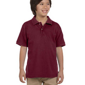 Youth 6 oz. Ringspun Cotton Piqué Short-Sleeve Polo